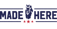 MadeHere logo star america here Sticker