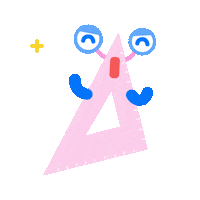 Triangle Sticker by Snapask