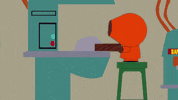 pushing kenny mccormick GIF by South Park 