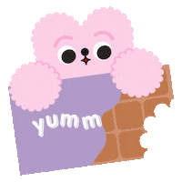 Food Chocolate Sticker by please bear with