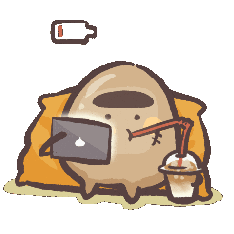 Stay Home Boba Tea Sticker