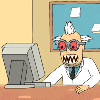 Keyboardwarrior Sweatmode GIF by 3dFrankenPunks