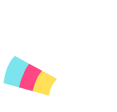 Happy Rainbow Sticker by Fawa