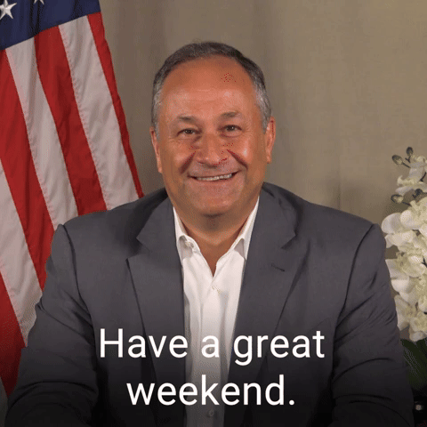 Have a great weekend.