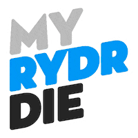 Rideordie Sticker by RYDR