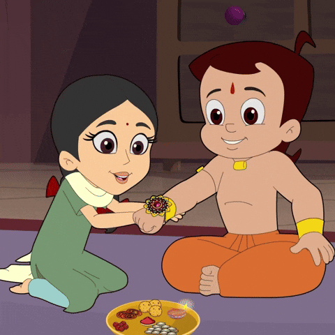 Rakhi Rakhispecial GIF by Chhota Bheem