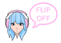 Flipoff Sticker by Bamby Media
