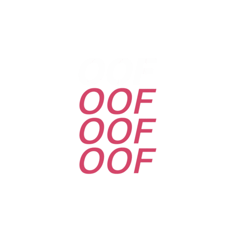 Oof Sticker by Macqueza