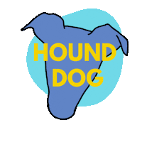 GreyhoundRescue greyhound rescue dog greyhound rescue greyhoundrescue Sticker