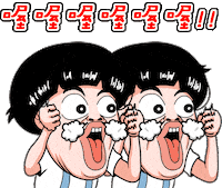 tenkdraws excited exciting tenk 屁孩 Sticker