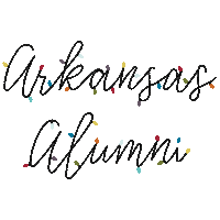 Lights Hogs Sticker by Arkansas Alumni Association