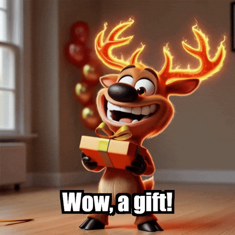 A Gift Wow GIF by elkijahspark