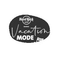 Mood Holiday Sticker by Hard Rock Hotel Madrid