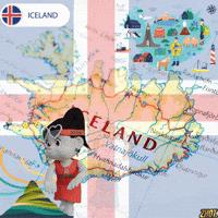 Iceland Icelandic Travel GIF by Zhotcita