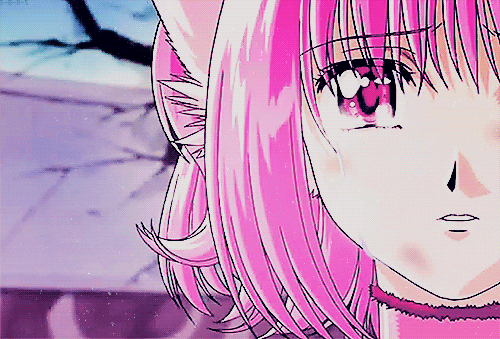 pink crying GIF