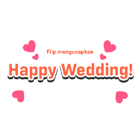 Wedding Love Sticker by Flip.id