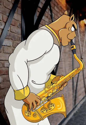 Playing Saxophone GIF by Camel Dad