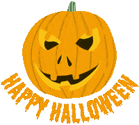 Halloween Pumpkin Sticker by Formlotse