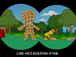 bart simpson building GIF