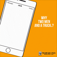 Where Are You Hello GIF by TWO MEN AND A TRUCK®