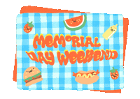 Memorial Day Vacation Sticker by GIPHY Studios 2021