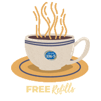 Morning Show Coffee Sticker by PRAISE 106.5