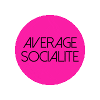 AverageSocialite average socialite averagesocialite Sticker