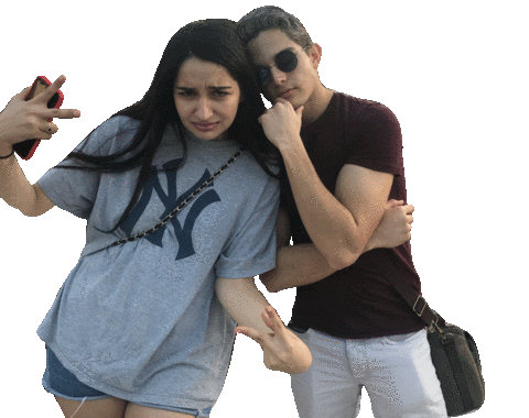 Sticker Posing Sticker