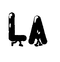 Los Angeles La Sticker by The YKMS