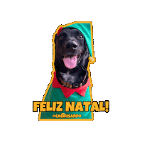 Dog Christmas Sticker