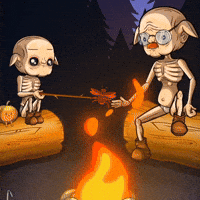 ElfCorp camping camp campfire storytime GIF
