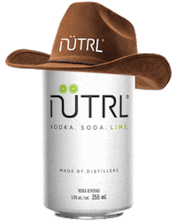 nutrlcanada vodka seltzer vodkasoda calgarystampede Sticker