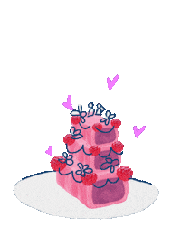 Wedding Cake Sticker by The Natural Confectionery Co.