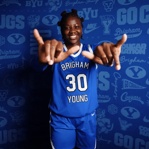 Byu Basketball GIF by BYU Cougars