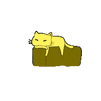 Good Night Cat Sticker by IQBALROS