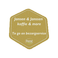 To Go Sticker by Jansen & Janssen Coffee & More