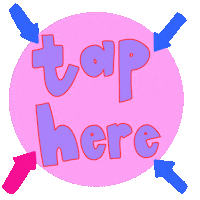 royasoartsy pink women blink girl power Sticker