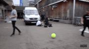 football kicking GIF by Mayday Parade