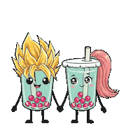 Bubble Tea Love Sticker by ABGEBRÜHT