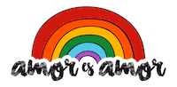 Rainbow Love Sticker by Mandhala