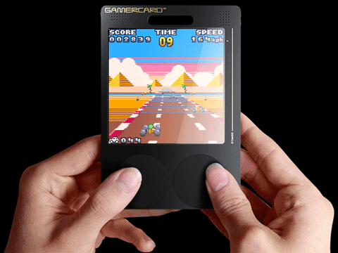 mikeshouts giphyupload retro gaming handheld console gamecard GIF