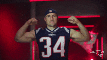 Excited Rex Burkhead GIF by New England Patriots