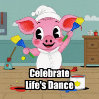 Celebration Life GIF by The Pigasso