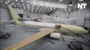 boeing 737 art GIF by NowThis 