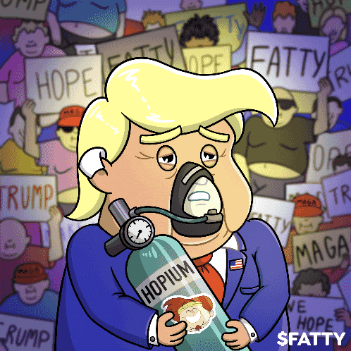 Crypto Trump GIF by fatbot