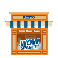 Orange Wow Sticker by mayoraid