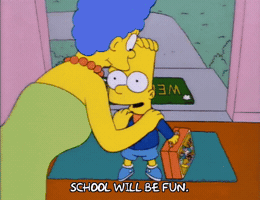 Season 9 School GIF by The Simpsons
