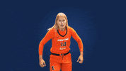 Yelling Womens Basketball GIF by Fighting Illini Athletics
