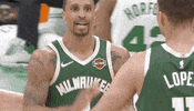 bucks sports basketball nba high five GIF