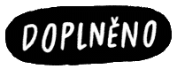 Doplněno Sticker by Minile